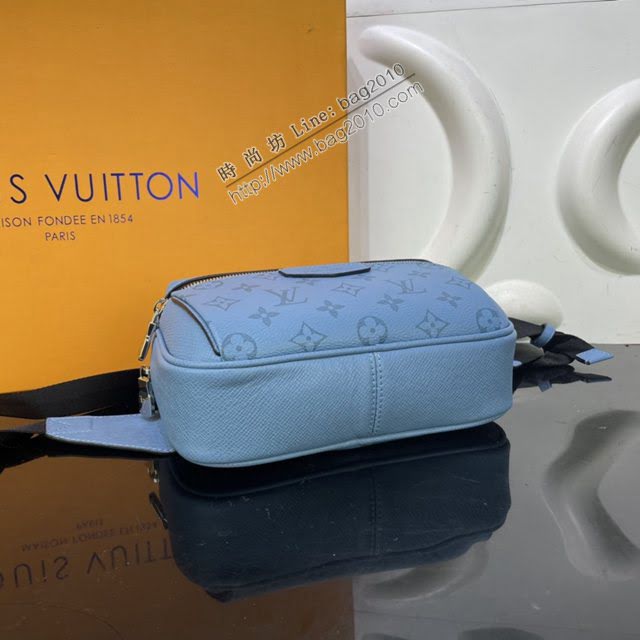 LOUIS VUITTON專櫃新款包包 路易威登Outdoor腰包 LV字母拉鏈款男胸包斜挎包  ydh4129